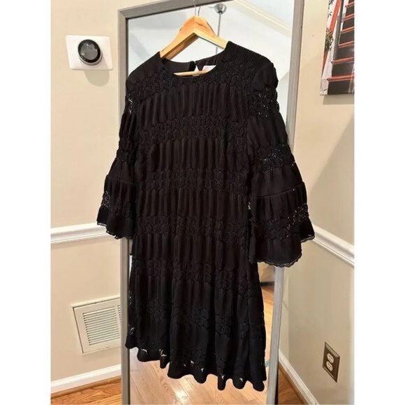 New York & Company Lace Long Sleeve Shift NWT Size Medium‎ - Picture 1 of 4